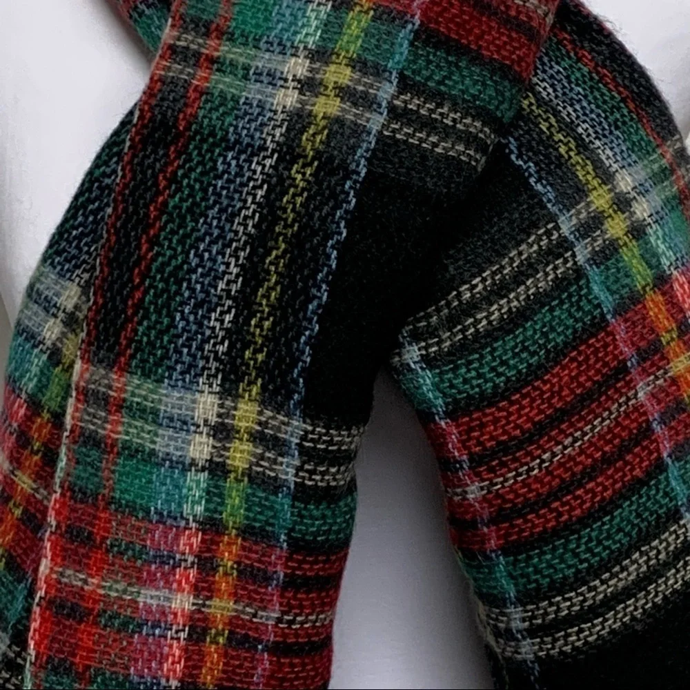 Plaid Blanket Scarf 55